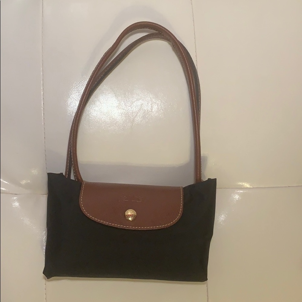 Long champ Small Black Purse